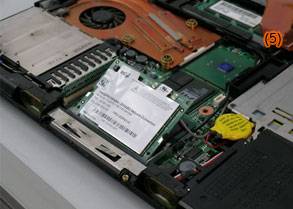 Replace wireless card on IBM ThinkPad