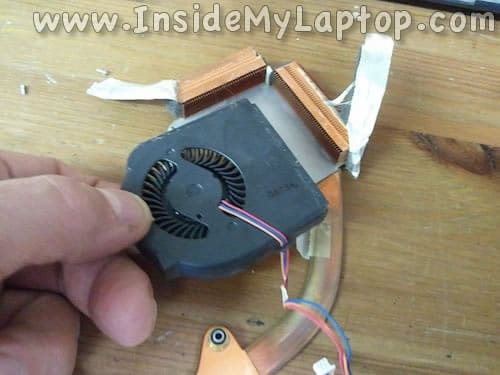 Remove failed cooling fan