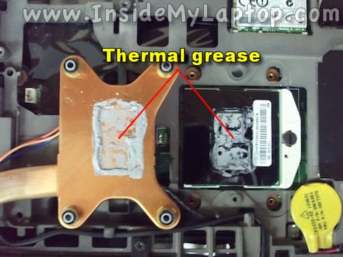 Replace thermal grease