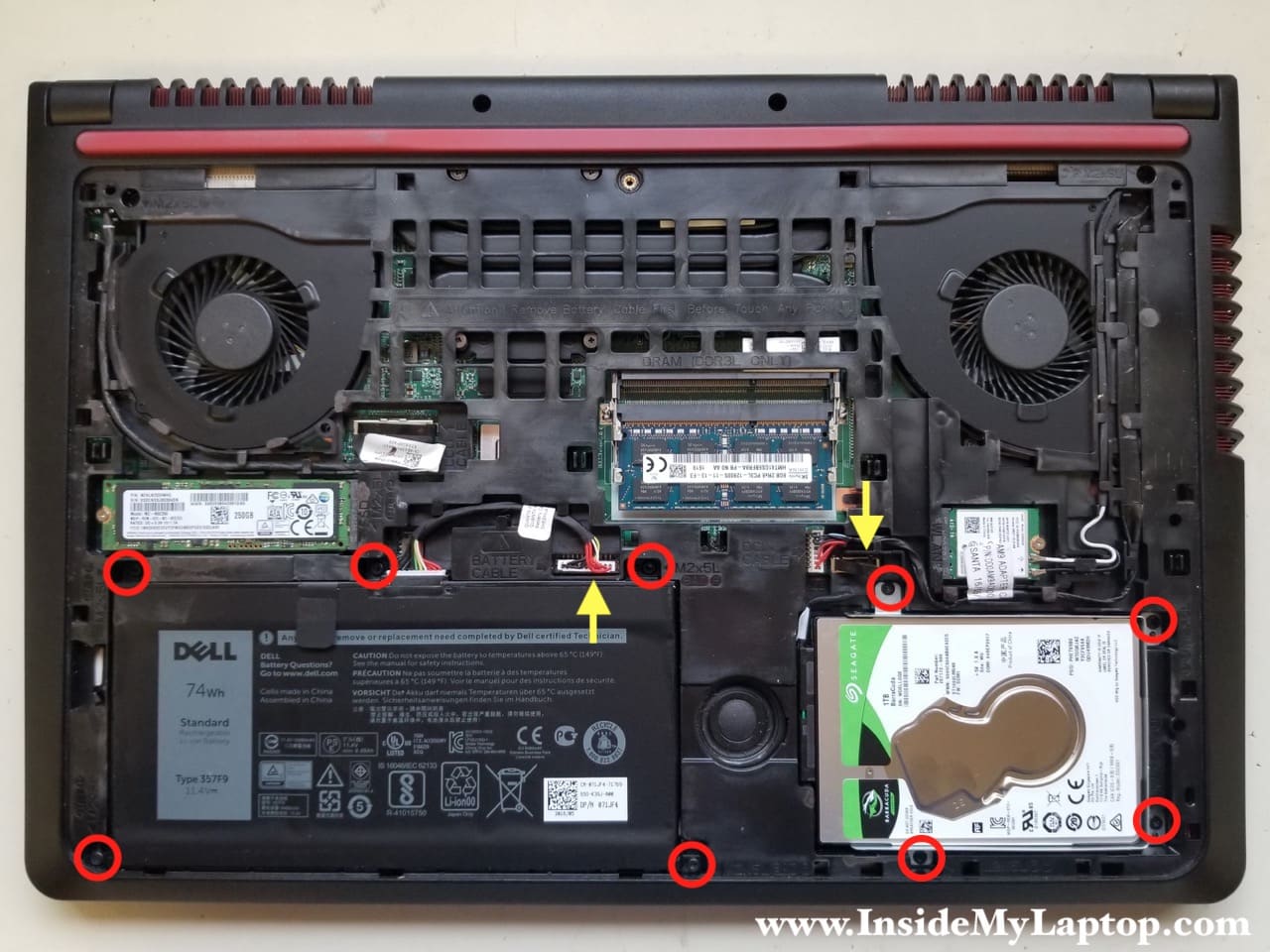 Taking Apart Dell Inspiron 15 7000 Series 7559 7557 Inside My Laptop