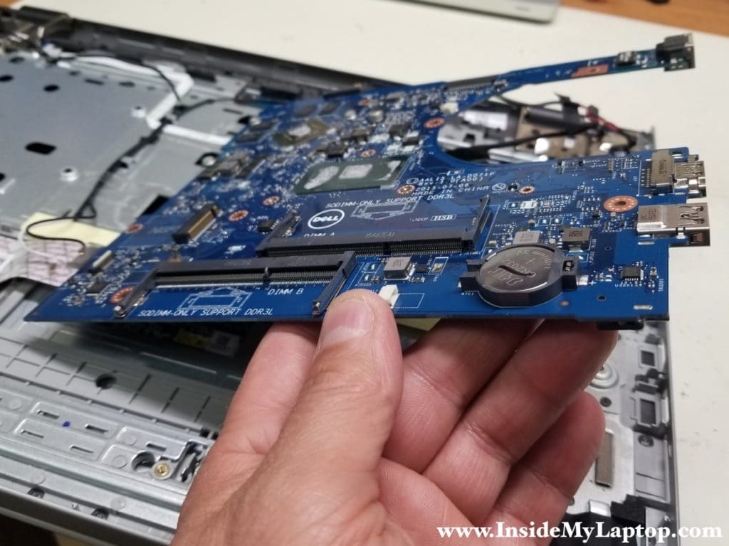 Remove motherboard