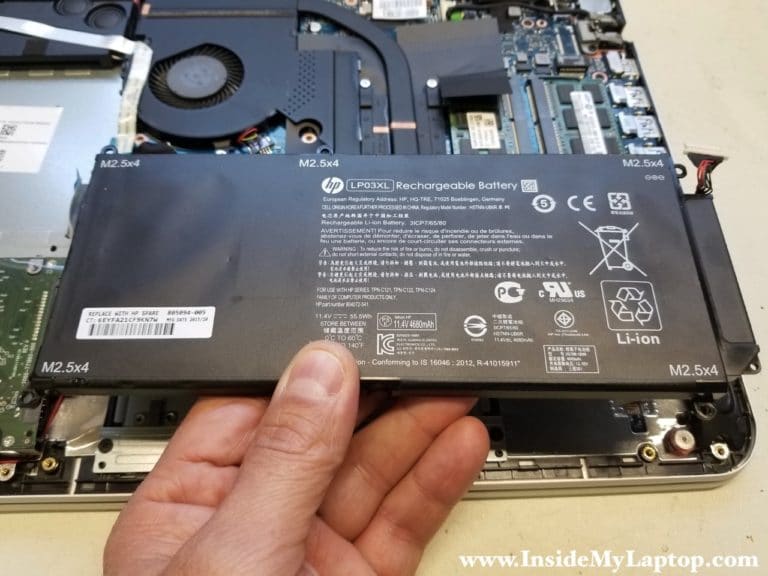 How To Disassemble Hp Envy 15t Ae100 Inside My Laptop 8764