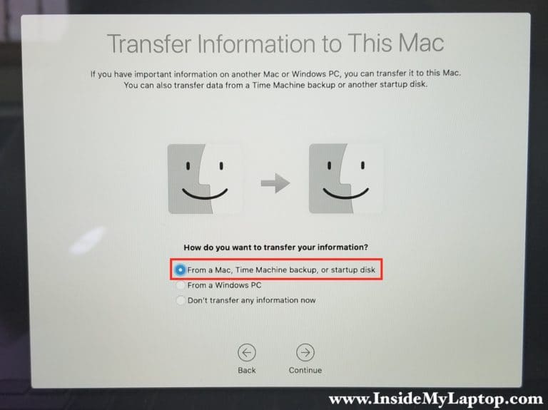 migration assistant pc to mac ethernet problem