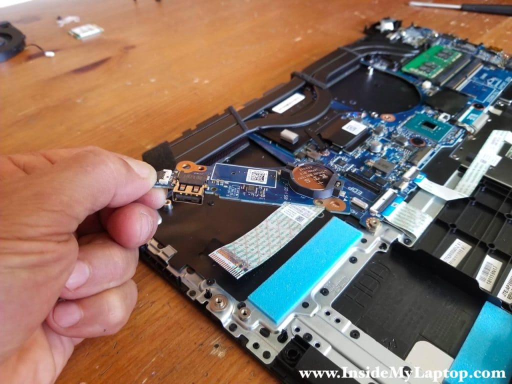 Remove the USB SD card reader board.