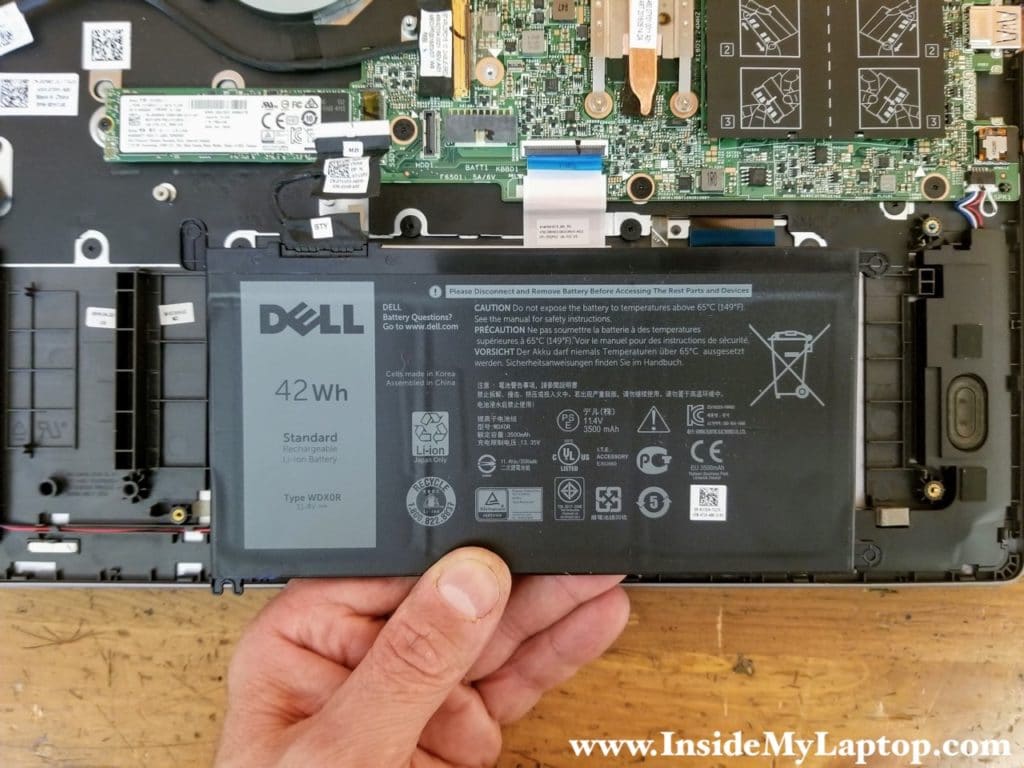 Dell Inspiron 15 7569 battery type: WDX0R.