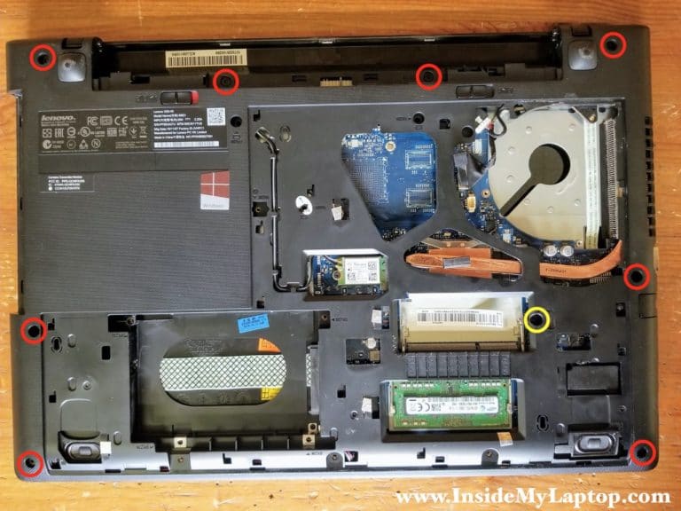 Lenovo G50-45 model 80E3 disassembly – Inside my laptop