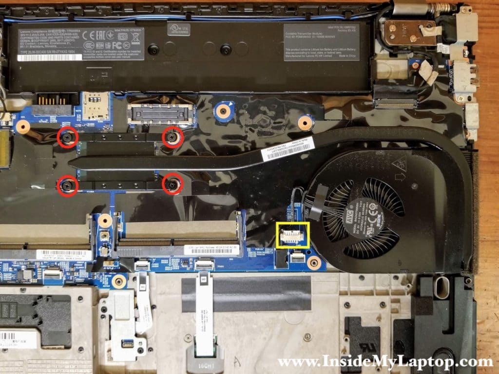 I will leave the cooling module (heatsink and fan) connected to the motherboard but it can be easily removed.