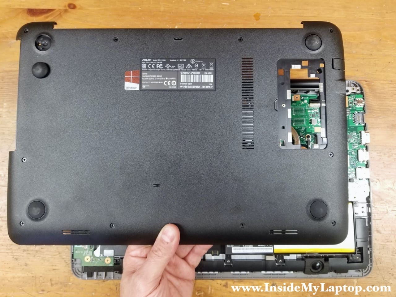 Full of F556U series – Inside my laptop