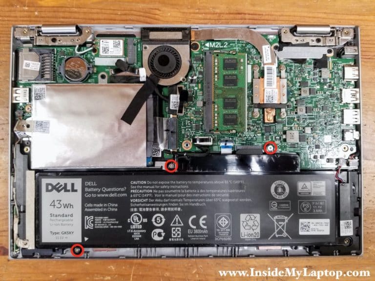 Dell inspiron 3147 замена экрана