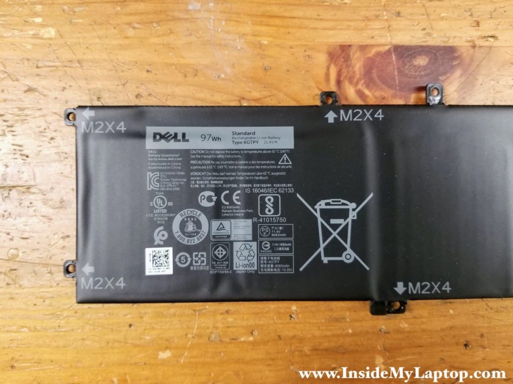 Dell p56f аккумулятор