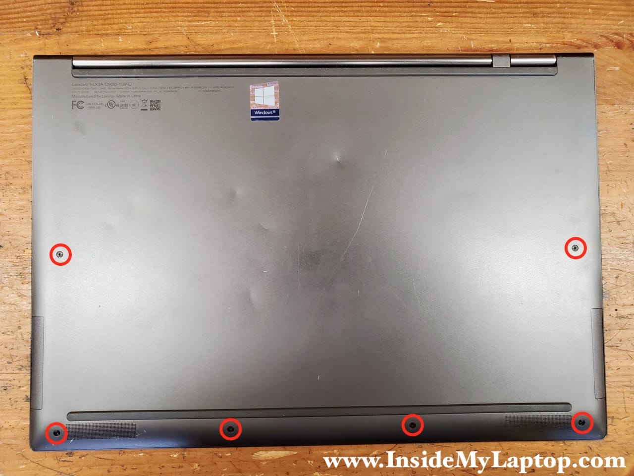 Lenovo C930-13IKB (model 81C4) disassembly – Inside my laptop
